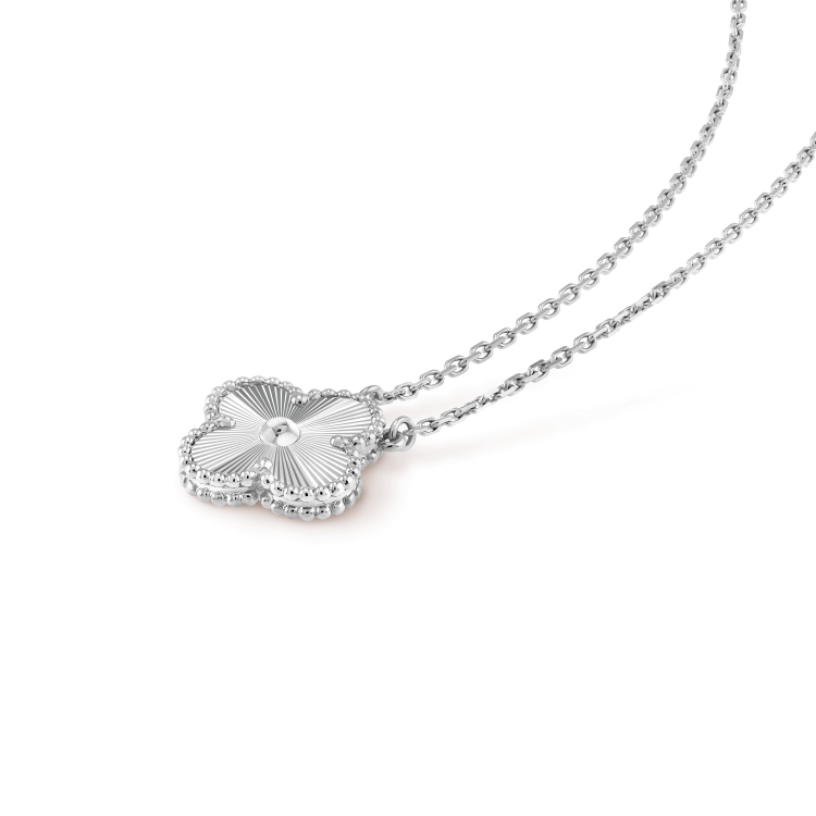 ¡®Sprite Jewelry¡¯CLOVER 15MM LASER NECKLACE SILVER