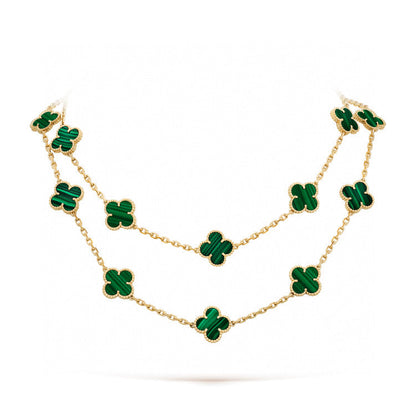 ¡®Sprite Jewelry¡¯CLOVER 20 MOTIFS MALACHITE GOLD