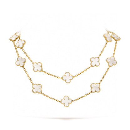 ¡®Sprite Jewelry¡¯CLOVER 20 MOTIFS WHITE MOP NECKLACE