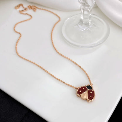 ¡®Sprite Jewelry¡¯LUCKY  CARNELIANS LADYBUG NECKLACE
