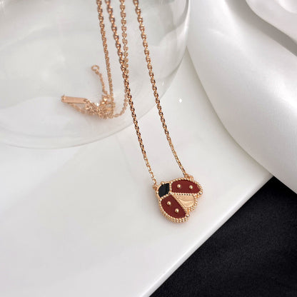 ¡®Sprite Jewelry¡¯LUCKY  CARNELIANS LADYBUG NECKLACE
