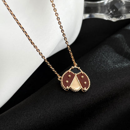 ¡®Sprite Jewelry¡¯LUCKY  CARNELIANS LADYBUG NECKLACE