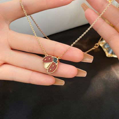 ¡®Sprite Jewelry¡¯LUCKY  CARNELIANS LADYBUG NECKLACE