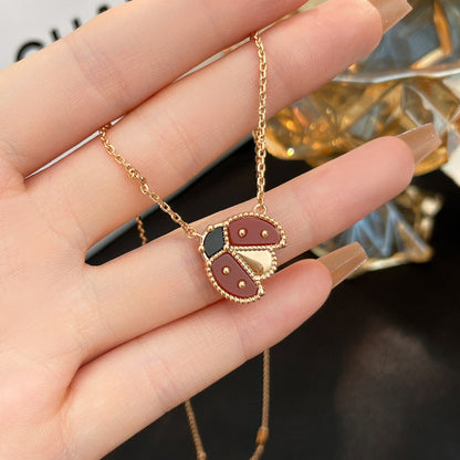 ¡®Sprite Jewelry¡¯LUCKY  CARNELIANS LADYBUG NECKLACE