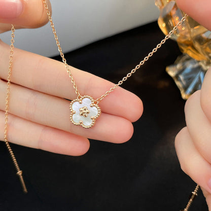 ¡®Sprite Jewelry¡¯LUCKY  WHITE MOP  PLUM BLOSSOM NECKLACE