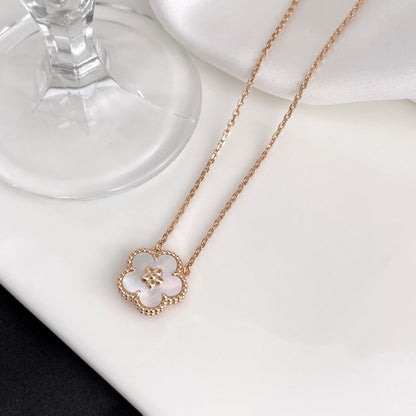 ¡®Sprite Jewelry¡¯LUCKY  WHITE MOP  PLUM BLOSSOM NECKLACE
