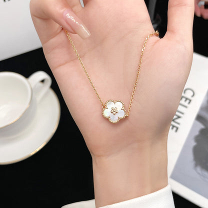 ¡®Sprite Jewelry¡¯LUCKY WHITE MOP PLUM BLOSSOM  BRACELET