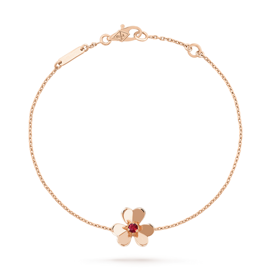 ¡®Sprite Jewelry¡¯FRIVOLE GOLD FLOWER PINK MALACHITE BRACELET