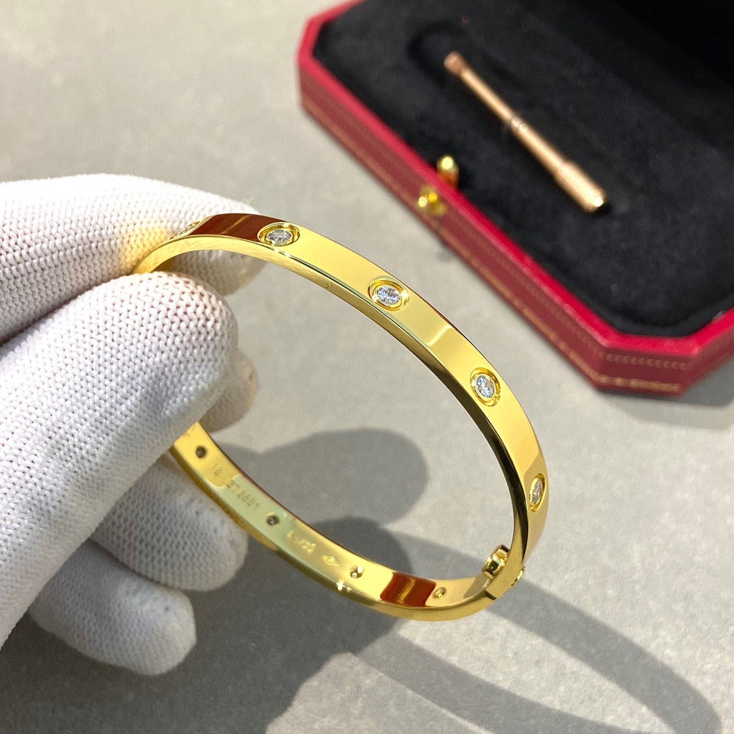 ¡®Sprite Jewelry¡¯LOVE BRACELET 6.1MM 10 DIAMONDS