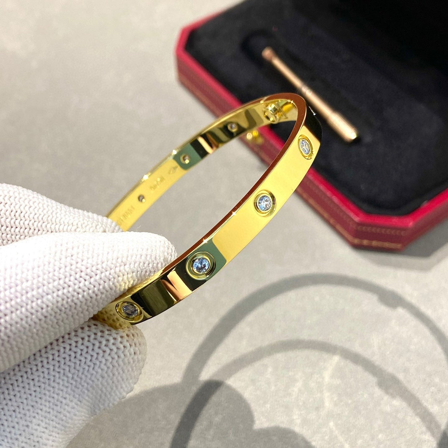 ¡®Sprite Jewelry¡¯LOVE BRACELET 6.1MM 10 DIAMONDS