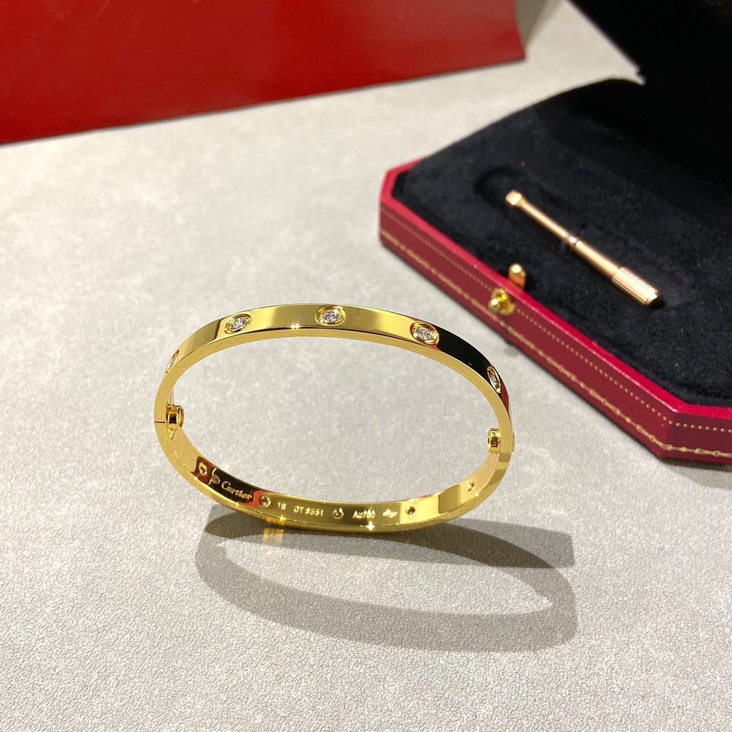 ¡®Sprite Jewelry¡¯LOVE BRACELET 6.1MM 10 DIAMONDS