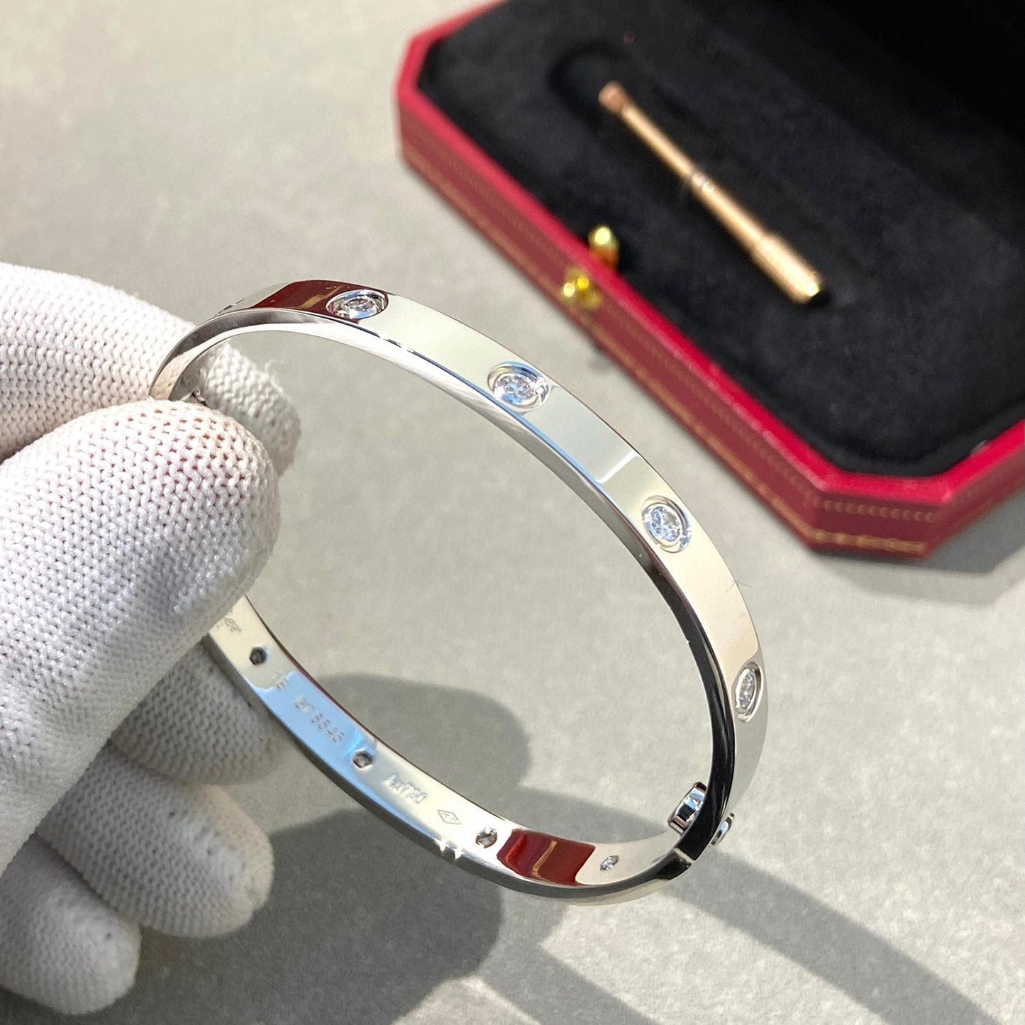 ¡®Sprite Jewelry¡¯LOVE BRACELET 6.1MM 10 DIAMONDS