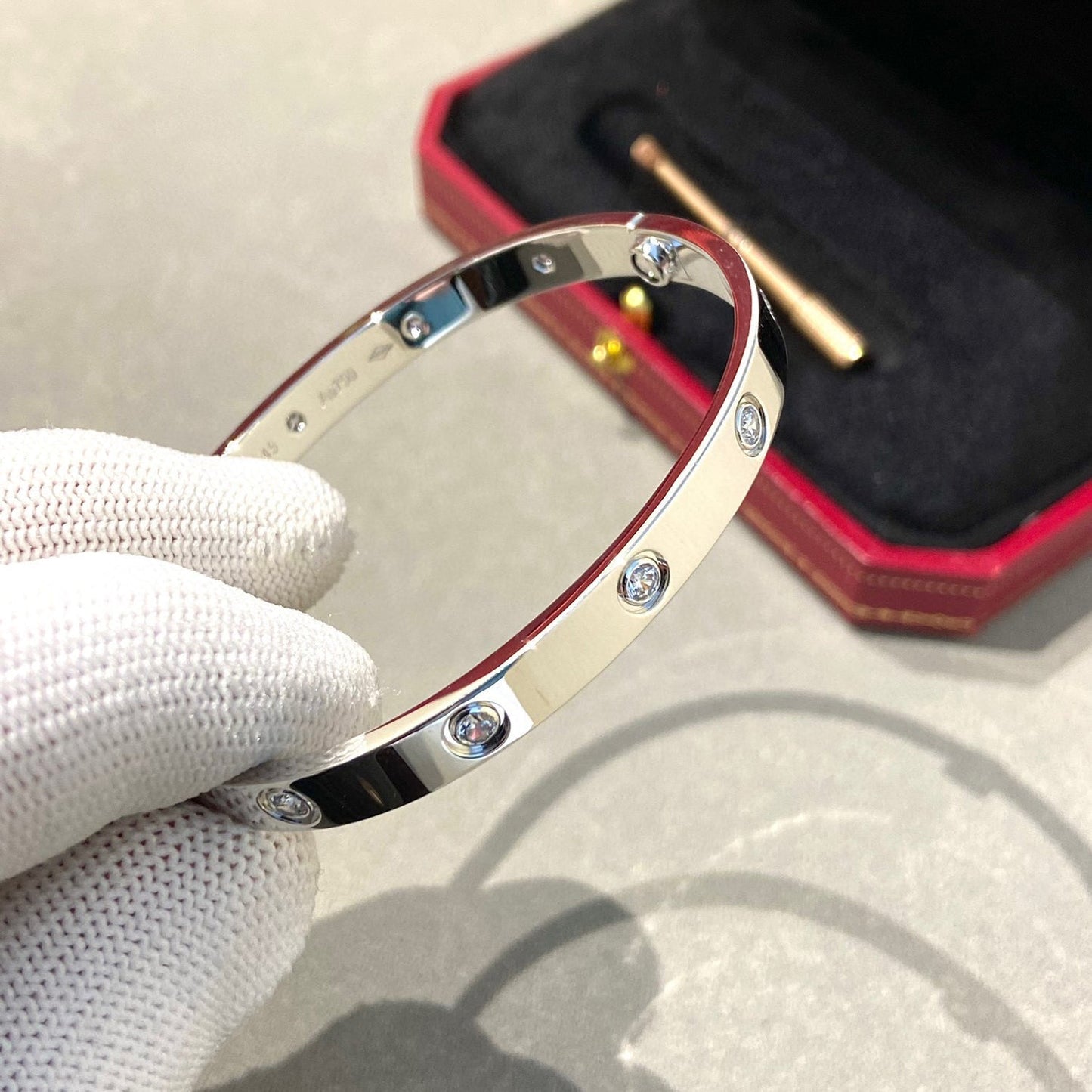 ¡®Sprite Jewelry¡¯LOVE BRACELET 6.1MM 10 DIAMONDS