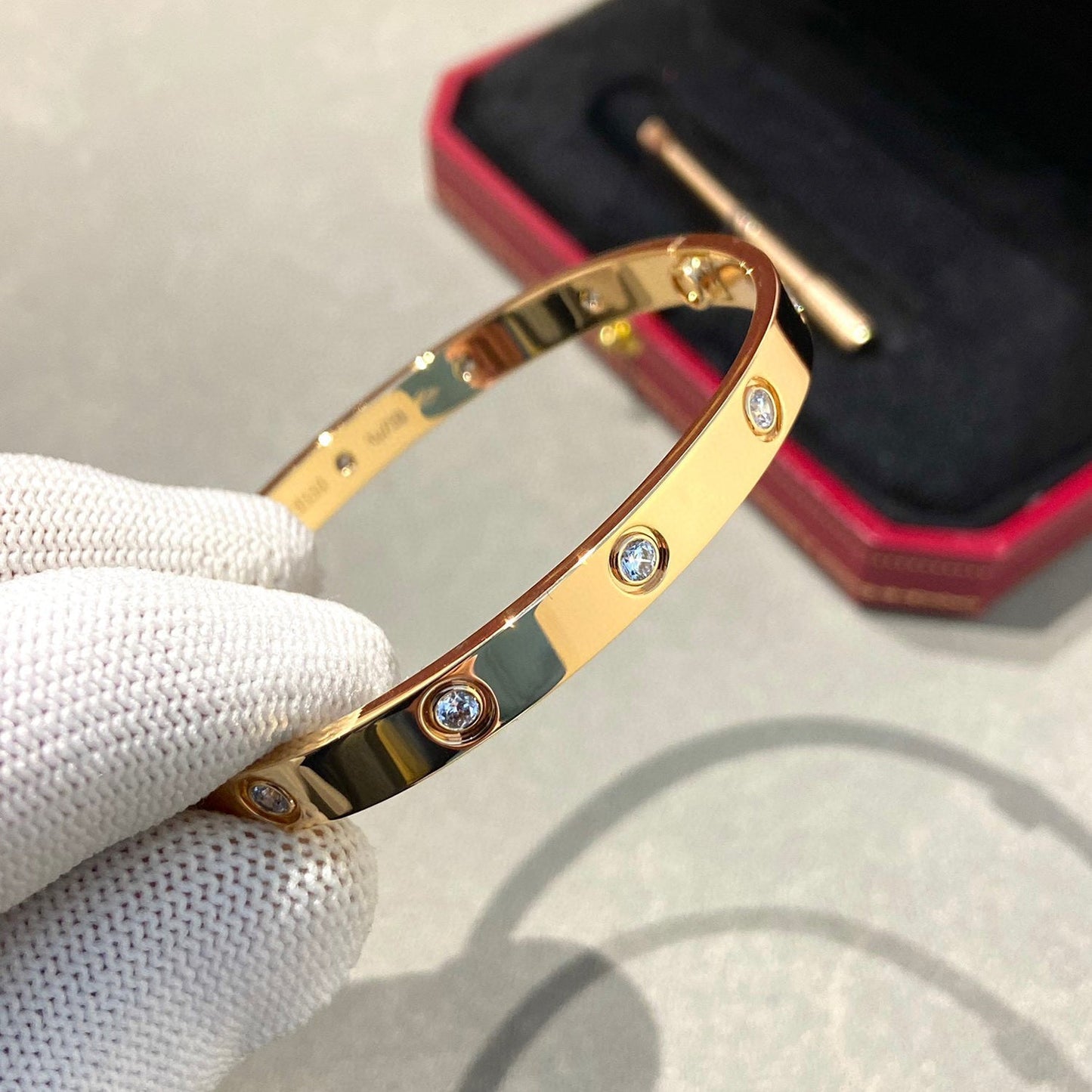 ¡®Sprite Jewelry¡¯LOVE BRACELET 6.1MM 10 DIAMONDS