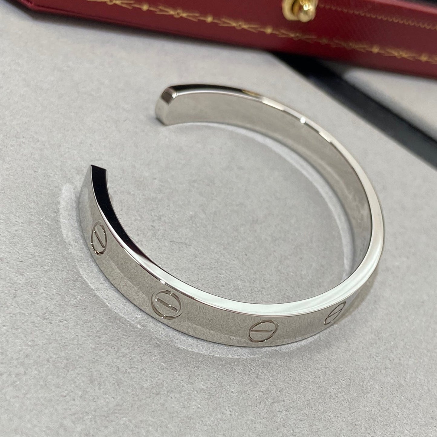 ¡®Sprite Jewelry¡¯LOVE BRACELET 6.1MM 1 DIAMOND OPEN CUFF