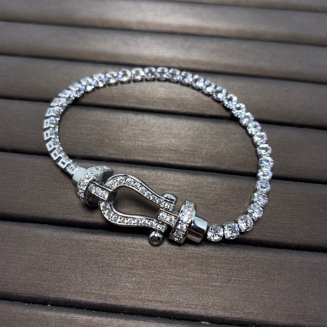 ¡®Sprite Jewelry¡¯FORCE  HORSESHOE  DIAMOND TENNIS BRACELET