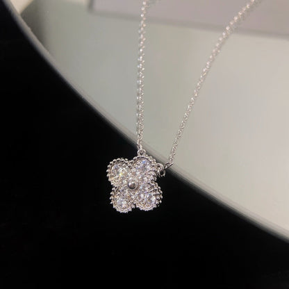¡®Sprite Jewelry¡¯CLOVER 15MM DIAMOND SINGLE FLOWER NECKLACE