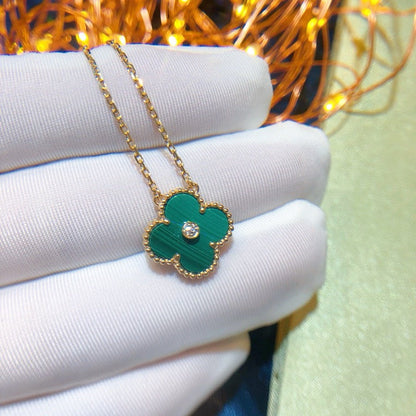 ¡®Sprite Jewelry¡¯CLOVER 15MM DIAMOND TURQUOISE NECKLACE