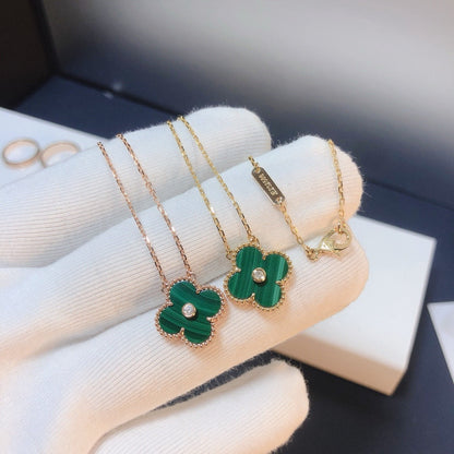 ¡®Sprite Jewelry¡¯CLOVER 15MM DIAMOND TURQUOISE NECKLACE