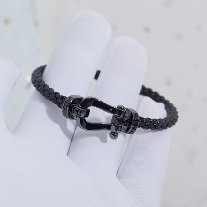 ¡®Sprite Jewelry¡¯FORCE LARGE SERIES HORSESHOE BLACK SAMURAI BRACELET