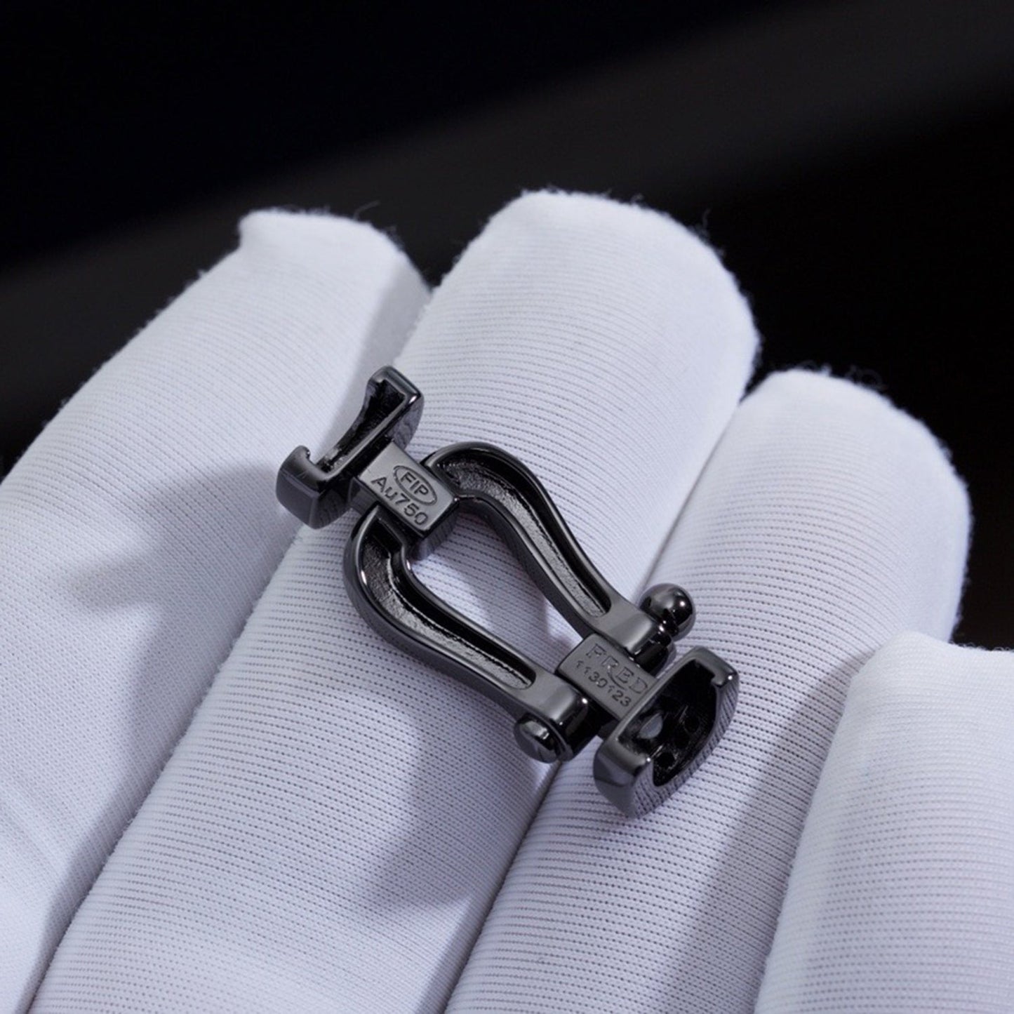 ¡®Sprite Jewelry¡¯FORCE LARGE SERIES HORSESHOE BLACK SAMURAI BRACELET