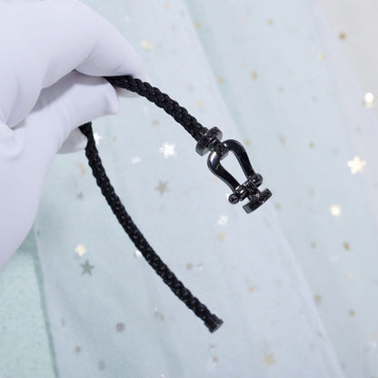 ¡®Sprite Jewelry¡¯FORCE LARGE SERIES HORSESHOE BLACK SAMURAI BRACELET