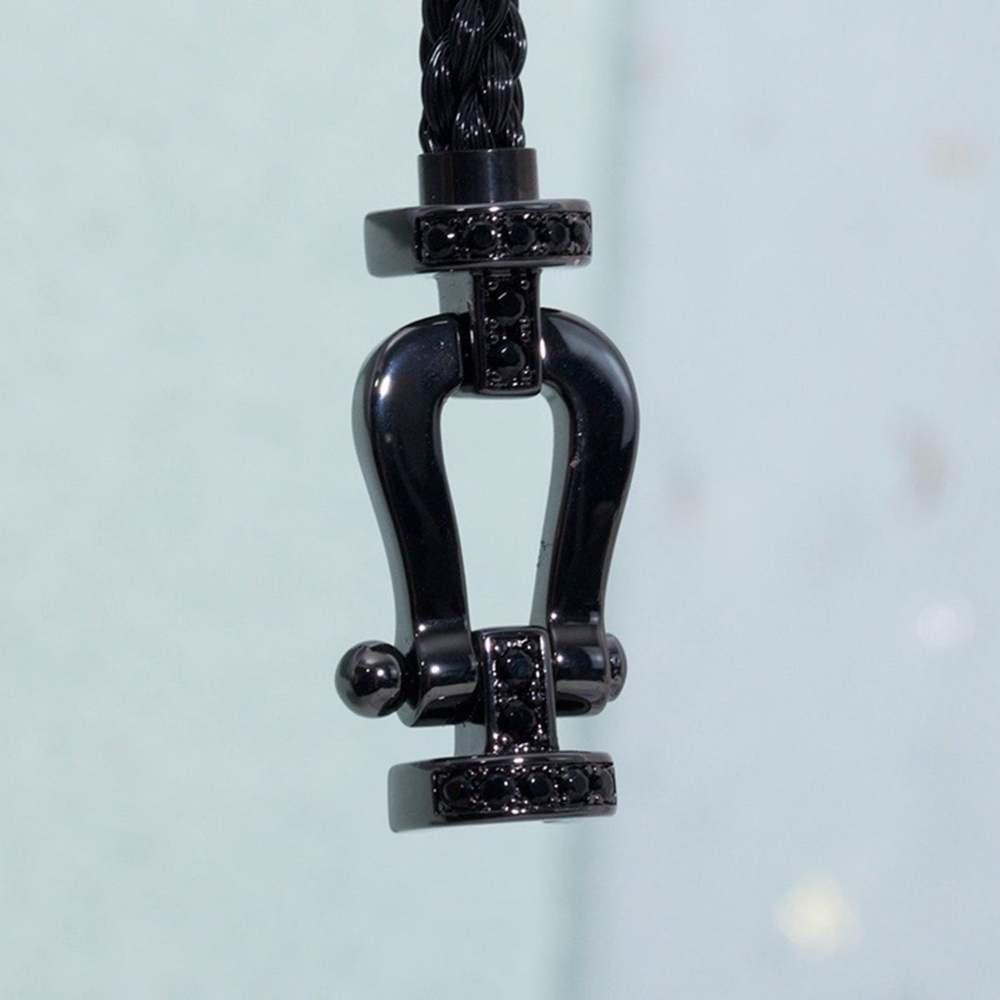 ¡®Sprite Jewelry¡¯FORCE LARGE SERIES HORSESHOE BLACK SAMURAI BRACELET
