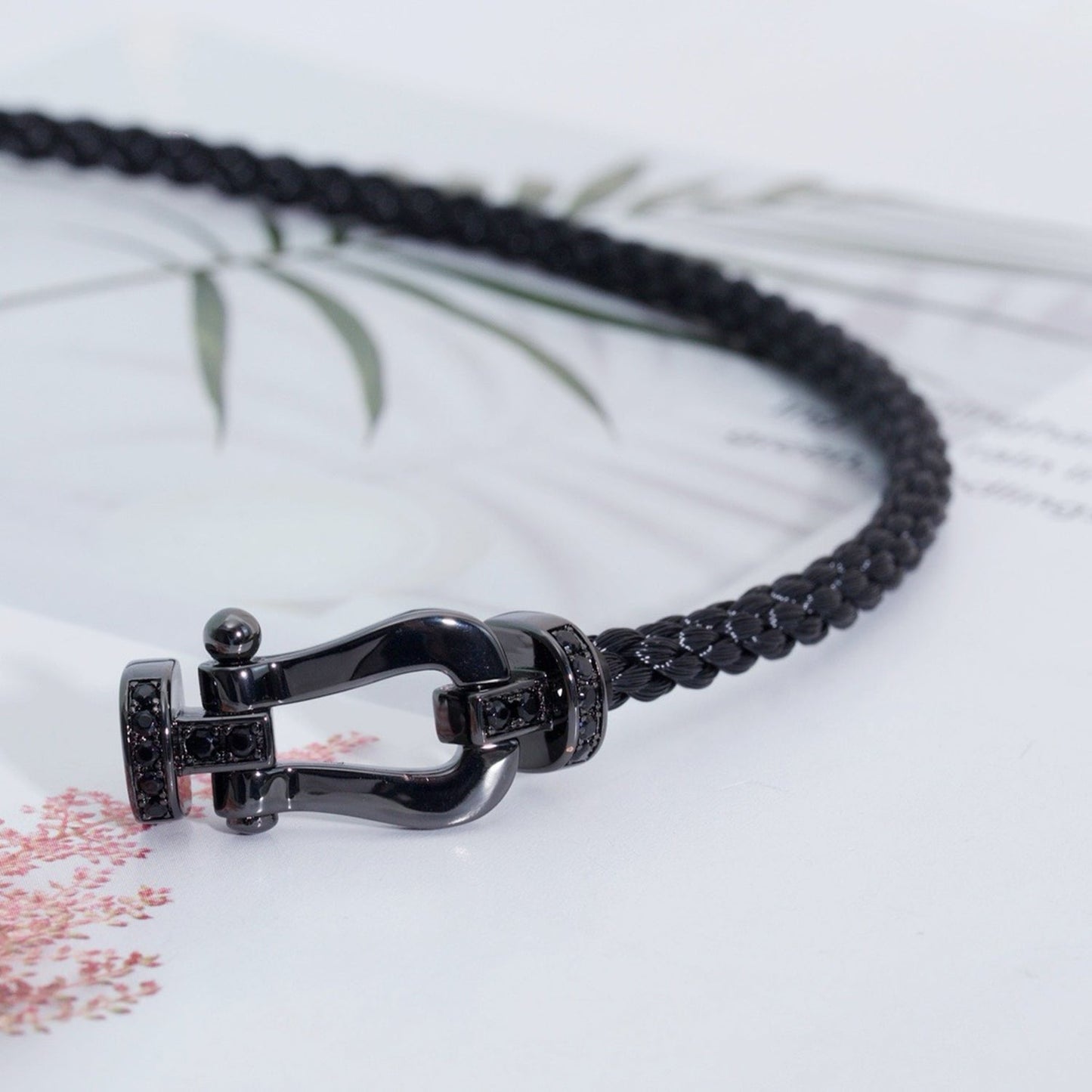 ¡®Sprite Jewelry¡¯FORCE LARGE SERIES HORSESHOE BLACK SAMURAI BRACELET
