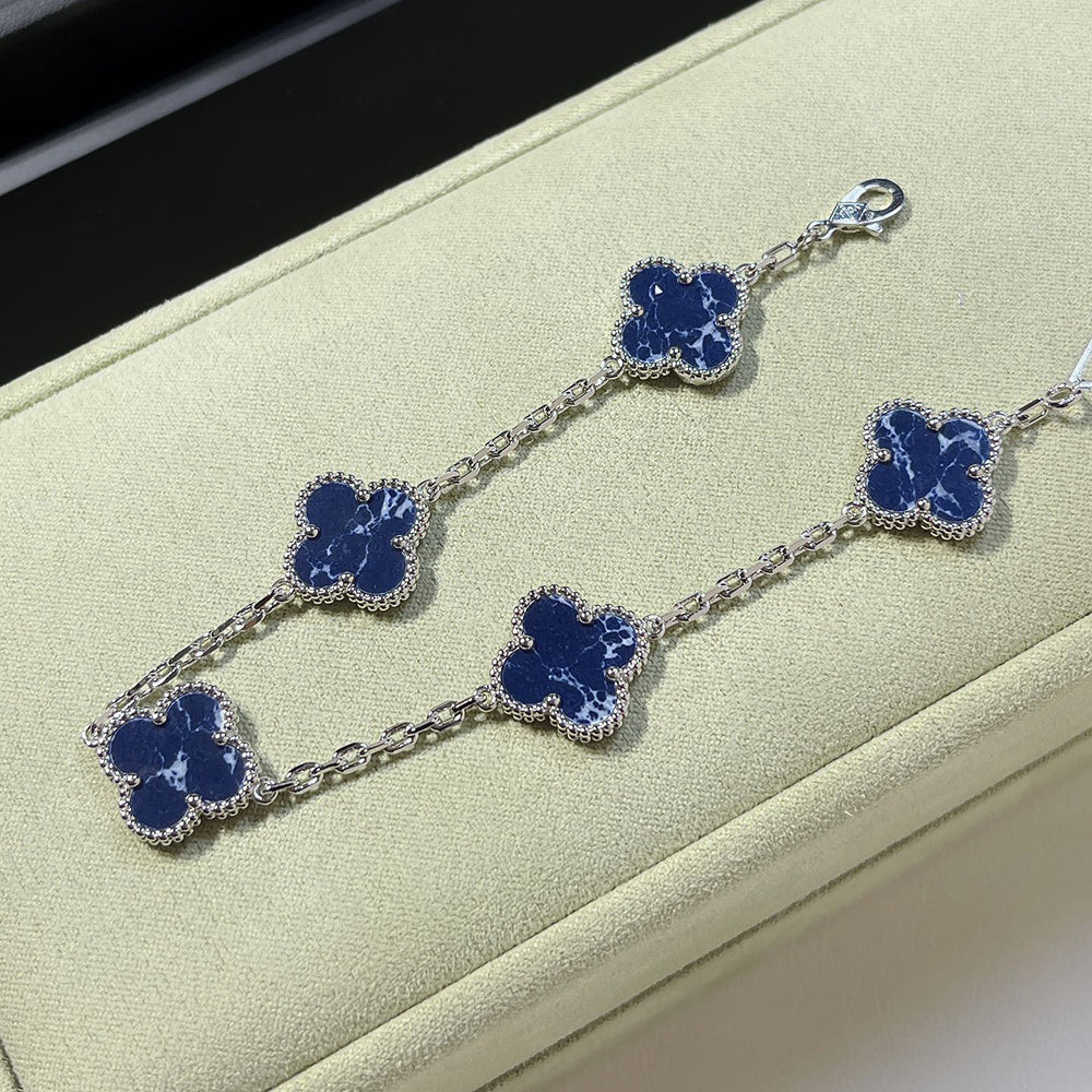 [Sprite Jewelry]New CLOVER 5 MOTIF PIETERSITE BRACELET COLLECTION
