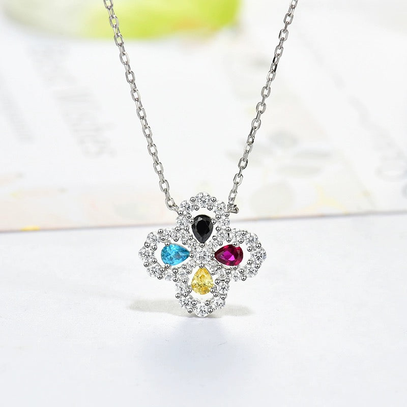 ¡®Sprite Jewelry¡¯LOOP NECKLACE FULL MOTIF DIAMOND 16MM MULTIPLE COLORS