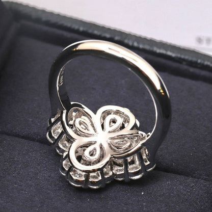 ¡®Sprite Jewelry¡¯LOOP RING FULL MOTIF DIAMOND 16MM SILVE