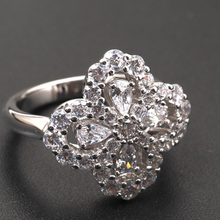 ¡®Sprite Jewelry¡¯LOOP RING FULL MOTIF DIAMOND 16MM SILVE