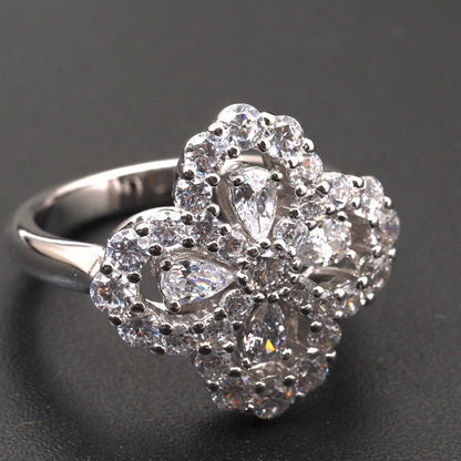 ¡®Sprite Jewelry¡¯LOOP RING FULL MOTIF DIAMOND 16MM SILVE