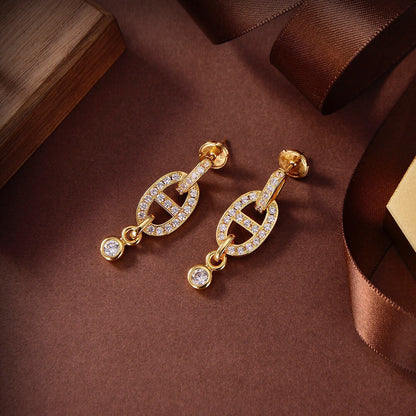¡®Sprite Jewelry¡¯HM CHAINE DIAMOND EARRINGS