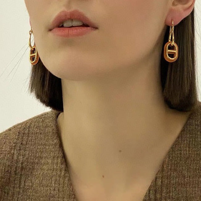 ¡®Sprite Jewelry¡¯HM O'MAILLON GOLD EARRINGS