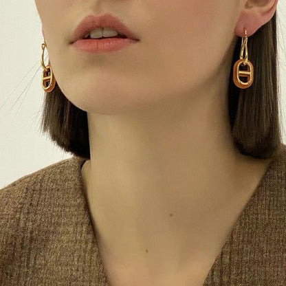 ¡®Sprite Jewelry¡¯HM O'MAILLON GOLD EARRINGS