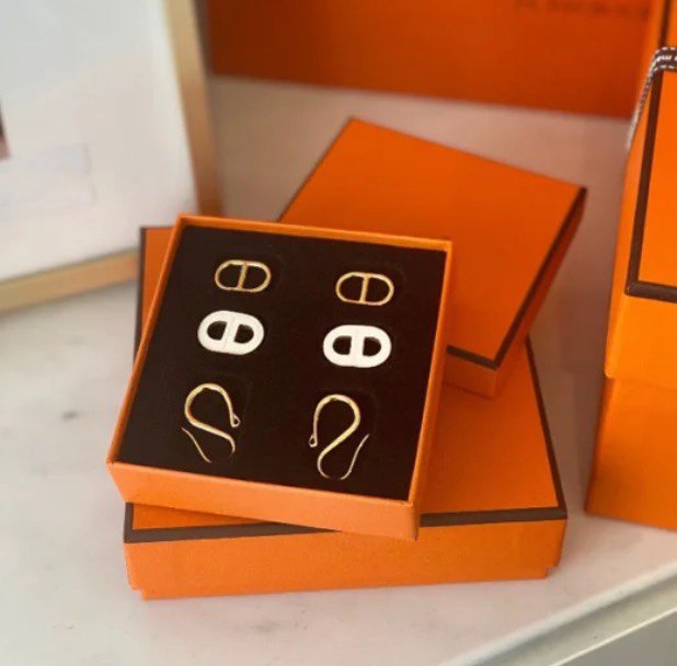 ¡®Sprite Jewelry¡¯HM O'MAILLON GOLD EARRINGS