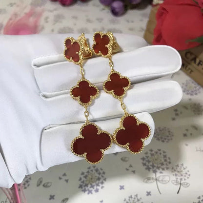 ¡®Sprite Jewelry¡¯CLOVER 3 MOTIF CARNELIAN DROP EARRINGS