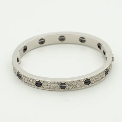 ¡®Sprite Jewelry¡¯LOVE BRACELET 6.1MM DIAMOND-PAVED CERAMIC