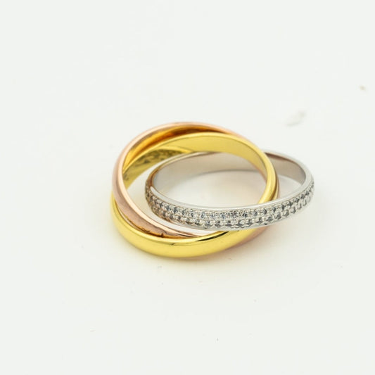 ¡®Sprite Jewelry¡¯TRINITY RING GOLD PINK GOLD SILVER DIAMONDS