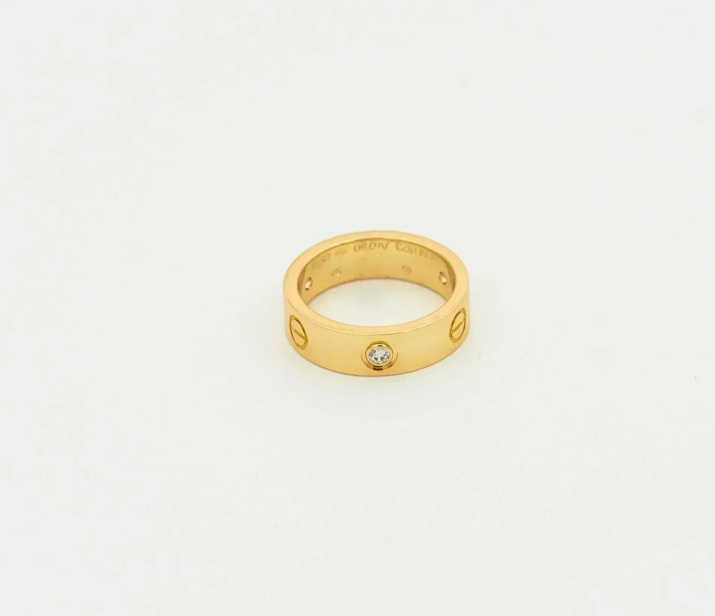 ¡®Sprite Jewelry¡¯LOVE RING 5.5MM 3 DIAMONDS GOLD