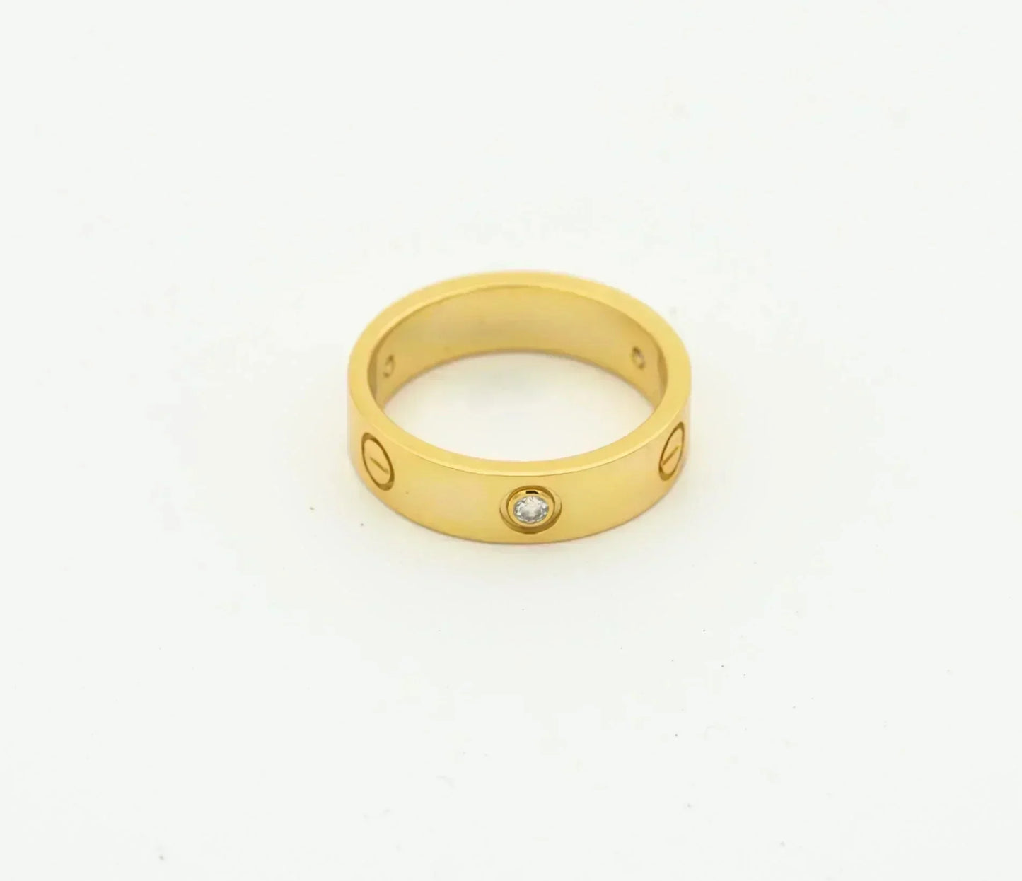 ¡®Sprite Jewelry¡¯LOVE RING 4MM 1 DIAMOND GOLD