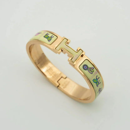 ¡®Sprite Jewelry¡¯H PINK GOLD BRACELET CREAM CERAMIC