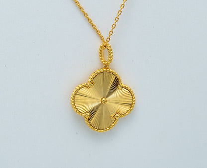 ¡®Sprite Jewelry¡¯CLOVER 25MM PEDANT NECKLACE GOLD