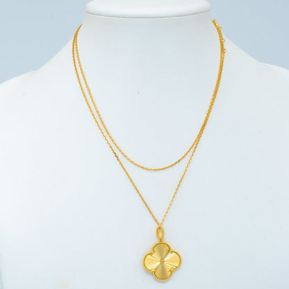 ¡®Sprite Jewelry¡¯CLOVER 25MM PEDANT NECKLACE GOLD