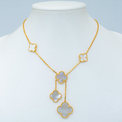 ¡®Sprite Jewelry¡¯CLOVER MOTHER OF PEARL NECKLACE 6 MOTIF