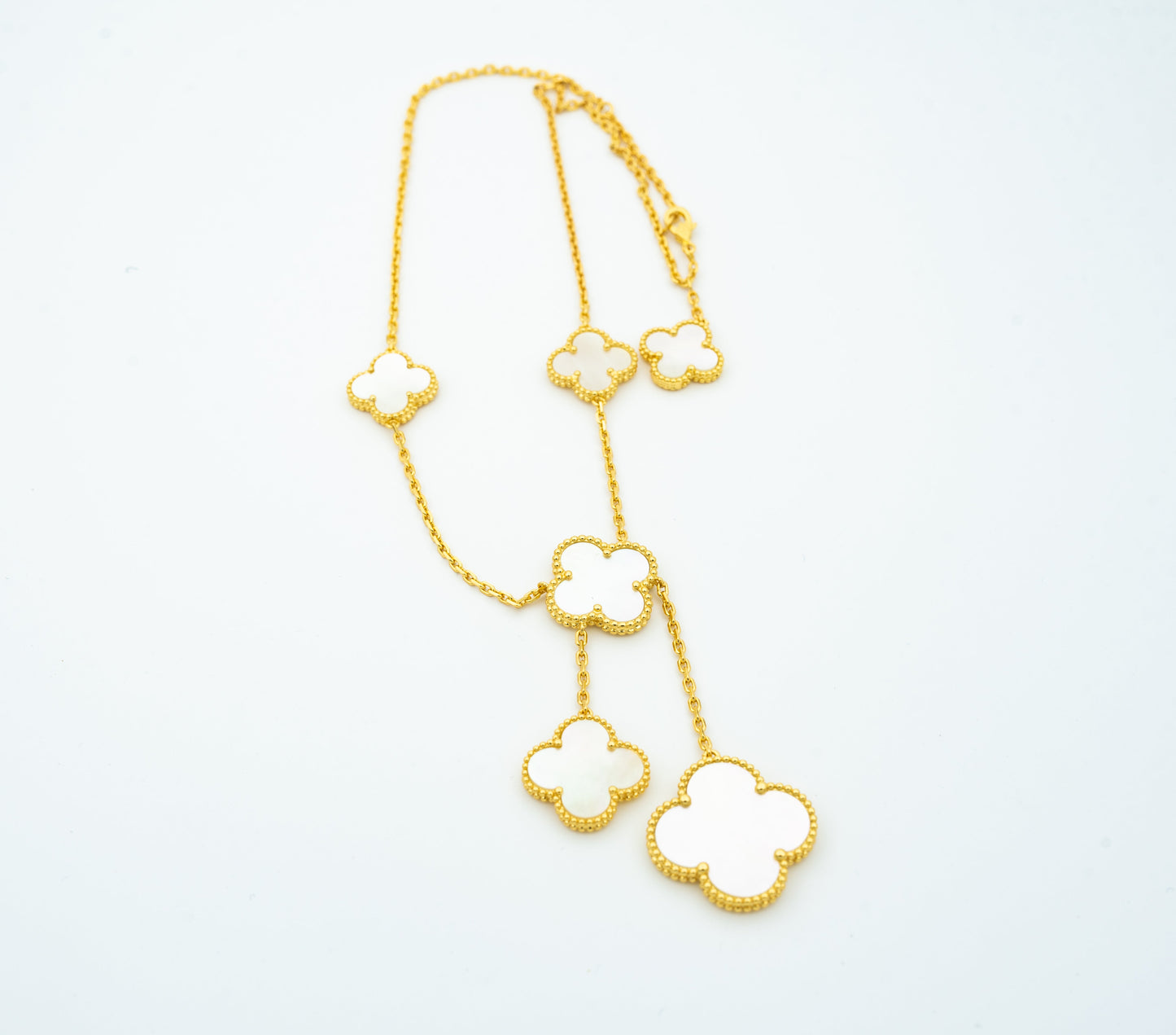 ¡®Sprite Jewelry¡¯CLOVER MOTHER OF PEARL NECKLACE 6 MOTIF