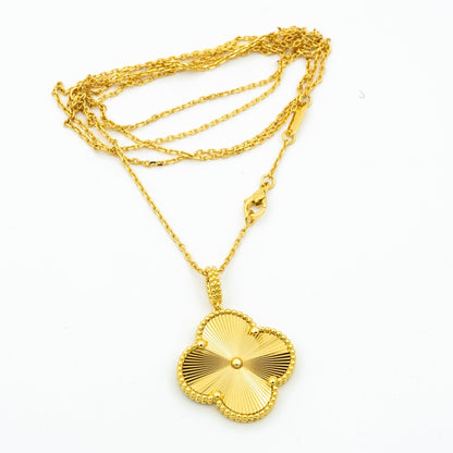 ¡®Sprite Jewelry¡¯CLOVER 25MM PEDANT NECKLACE GOLD