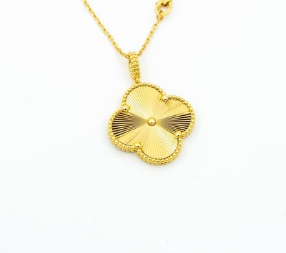 ¡®Sprite Jewelry¡¯CLOVER 25MM PEDANT NECKLACE GOLD