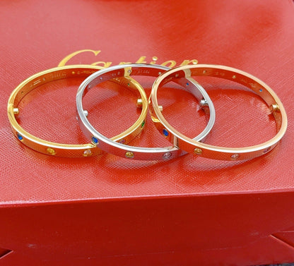 [Sprite Jewelry]2026 RAINBOW LOVE BRACELET 6.1MM  10 DIAMONDS